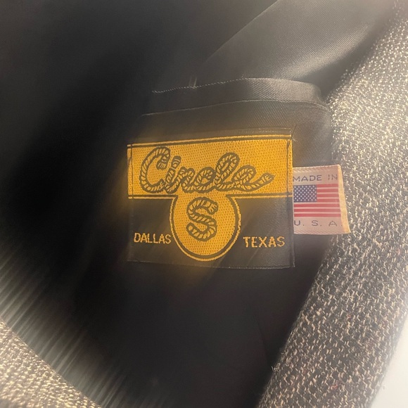 Vintage Circle M Gray Textured Sport Coat with Notched Lapels 40R - Picture 5 of 6